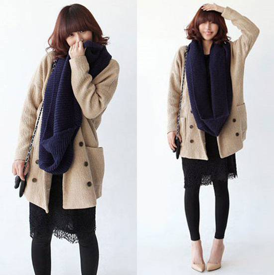 Thời trang ngày lạnh với áo len dáng dài, Thời trang công sở, Thời trang, ao len dang dai, cardigan, boots, legging, ao len rach