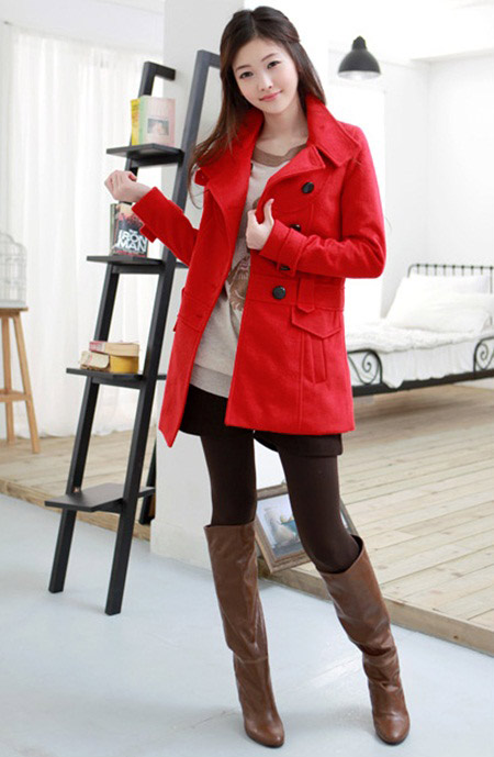 Vì sao nên chọn áo dạ ngày gió rét?, Bí quyết mặc đẹp, Thời trang, áo dạ, boot, legging