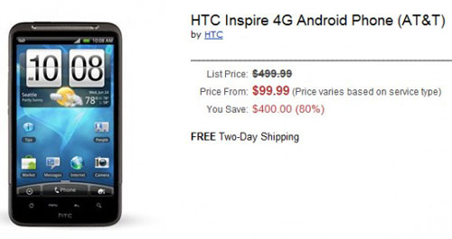 Motorola Atrix 4G và HTC Inspire 4G đồng loạt giảm giá - 2