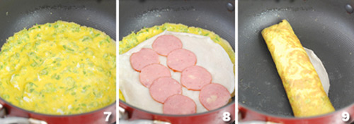 Dai dai... bánh trứng cuộn 3 lớp - 3