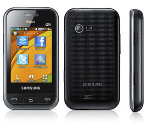 Samsung tung dế cảm ứng 2 SIM, 2 sóng - 2