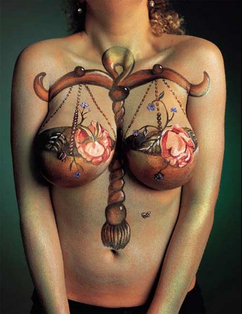 Biến hóa body painting cùng mẫu nude - 11