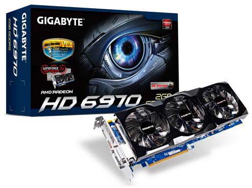GIGABYTE ATI Radeon HD 6970 trang bị WindForce 3X - 1