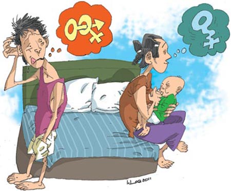 Biếm họa: Khi vợ ta... cấm vận chuyện ấy - 1