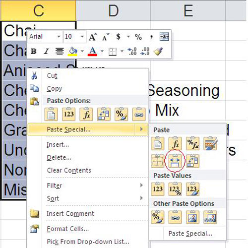 10 cách sử dụng tính năng Paste trong Excel, Công nghệ thông tin, Paste trong Excel, copy, Excel, Trong Excel 2007,