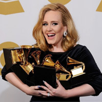 Adele đại thắng tại Grammy 54