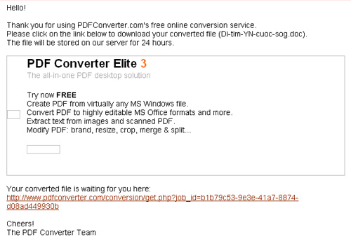Chuyển đổi PDF sang Word, Excel, PowerPoint miễn phí với Pdfconverter, Phần mềm ngoại, Công nghệ thông tin, Chuyen doi PDF sang Word, Excel, PowerPoint, doi PDF sang Word, PDF, Pdfconverter, bao