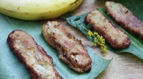 Chuối chiên - món ăn vặt dễ nghiền - 7