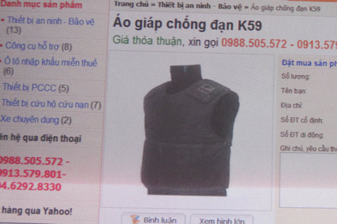 Sắm áo giáp hàng nghìn USD để... dạo phố, Tin tức trong ngày, ao chong dan, ao giap, ao chong dao dam, dao pho, tay choi, dan choi, con do, bao ve tinh mang, bao, tin tuc, tin hot, tin hay