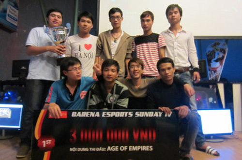 Tứ Hùng Cup: Sóng ở đáy sông, Công nghệ thông tin, Tu hung cup, AOE Viet, team Thai Binh, CSDN, De che, de che online, AOE, de che Viet, Chimsedinang, TPEC, Dinosaur, GameTV, game, Kau Buon