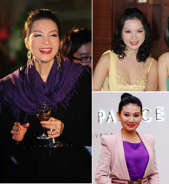 Sao thành "tượng sáp" vì lỗi trang điểm, Làm đẹp, sao Viet, trang diem, lam dep, thoi trang, loi trang diem, make up,