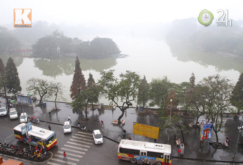 Hà Nội: Sương mù bao trùm thành phố - 8