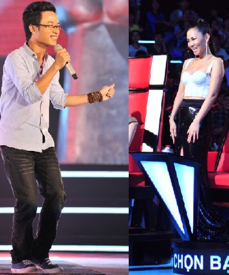 Thu Minh và chiêu hớt tay trên tại The Voice - 2
