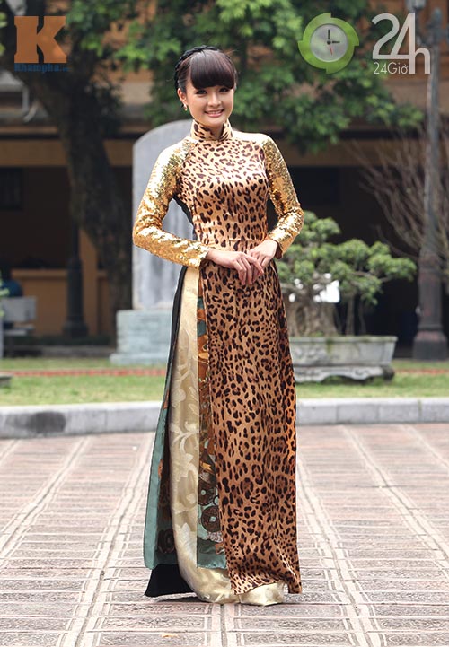 Đón xuân mới với áo dài cách điệu - 10