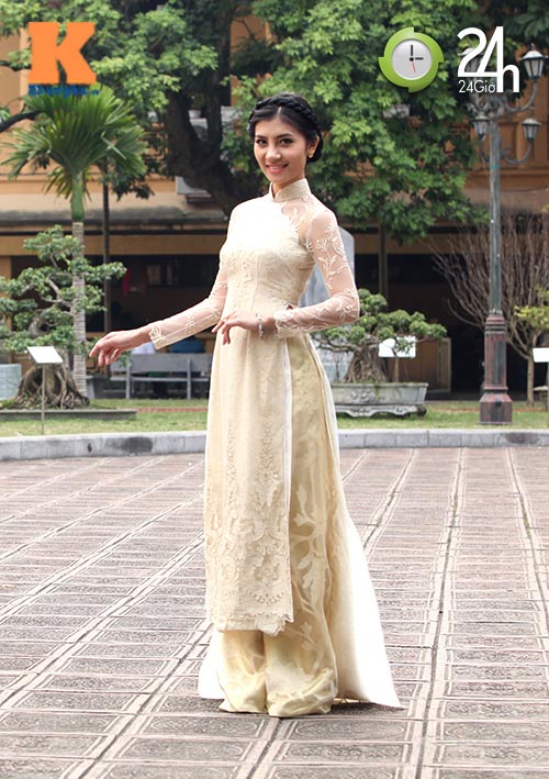 Đón xuân mới với áo dài cách điệu - 6