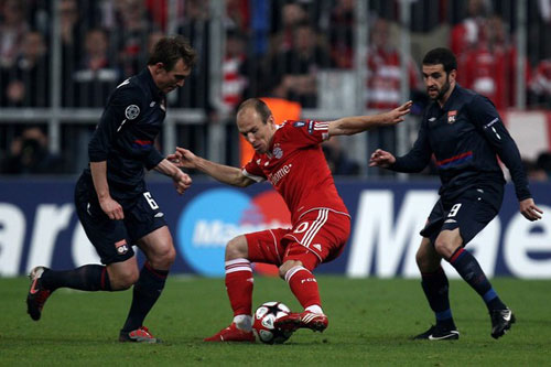 Robben tiếp tục tỏa sáng: "Vị thánh" của Bayern, Bóng đá, Robben, tỏa sáng, Bayern, Lyon, Champions League, bàn thắng