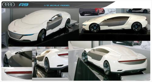Lộ diện Audi A9 đối thủ của Porsche Panamera - 4