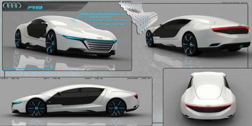 Lộ diện Audi A9 đối thủ của Porsche Panamera - 5