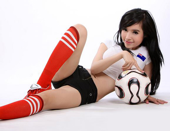 Elly Trần sexy với thời trang World cup 2010, Thời trang, elly trần, world Cup 2010, world cup, wc, hot girl