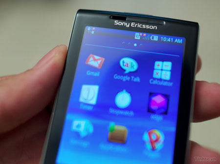 Cận cảnh Sony Ericsson X10 Mini, Điện thoại, Sony Ericsson X10 Mini, Qualcomm MSM7227, 600MHz, 256 MB, ROM 128 MB, camera 5 megapixels
