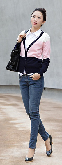 Tư vấn thời trang: Mặc jean... rách đến công sở, nên chăng?, Thời trang, jean, jean rách, jean mài, jean loang, jean công sở