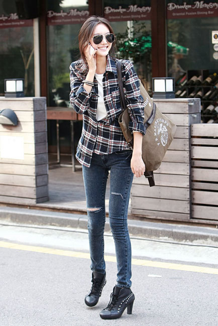 Tư vấn thời trang: Mặc jean... rách đến công sở, nên chăng?, Thời trang, jean, jean rách, jean mài, jean loang, jean công sở