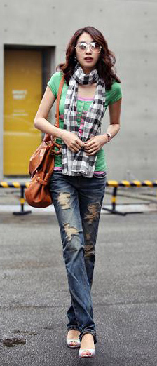 Tư vấn thời trang: Mặc jean... rách đến công sở, nên chăng?, Thời trang, jean, jean rách, jean mài, jean loang, jean công sở