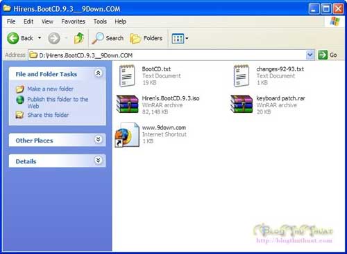 Hướng dẫn ghi đĩa Hiren’s Boot CD - 1