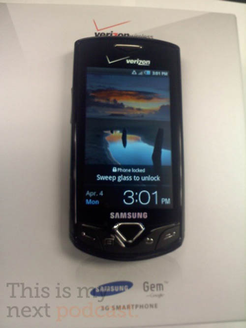 Samsung Gem cập bến Verizon - 1