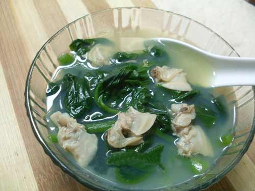 Mát lành canh ngao nấu rau mùng tơi - 7