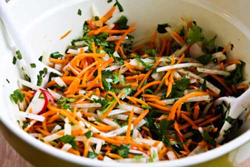 Salad củ đậu cà rốt thật mát - 6