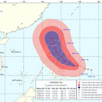 Tin bão gần Biển Đông