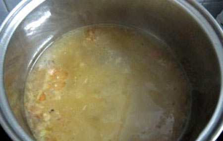 Canh rau đay mồng tơi nấu cá rô đồng - 5