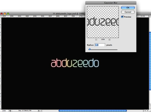 Tạo kiểu chữ phát sáng với Photoshop - 5