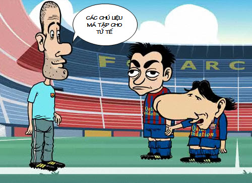 Siêu phẩm video 6: Pep rối trí, Bóng đá cười, Bóng đá, sieu pham video, video barca, pep guardiola, real