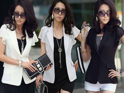 Công sở đẹp lạ thường với vest cộc tay, Thời trang, thoi trang cong so, vest coc tay, ghi le,