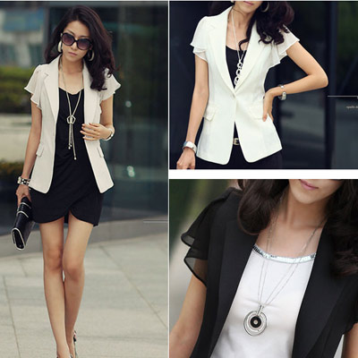 Công sở đẹp lạ thường với vest cộc tay, Thời trang, thoi trang cong so, vest coc tay, ghi le,
