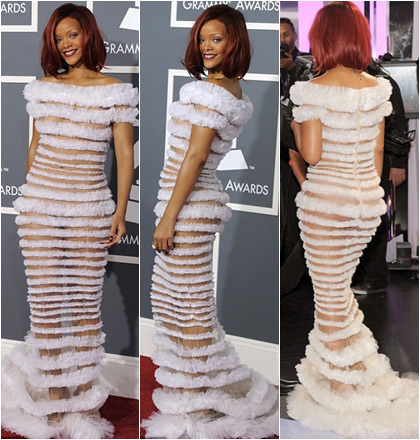 Bắt lỗi 1001 kiểu váy trong suốt của sao - 5