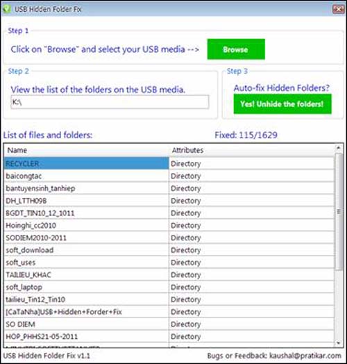 Khắc phục file bị virus ẩn trong explorer, Sợ Virus ???, Công nghệ thông tin, Kha phuc file bi virus an trong explorer, file bi virus an trong explorer, file bi virus, explorer, virus, vi tinh