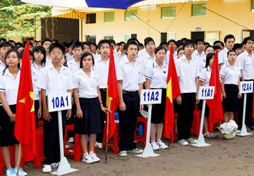 Lớp 6 xét điểm trên môn toán và tiếng Việt, Giáo dục - du học, tuyen sinh lop 10, tuyen sinh dau cap, tuyen sinh, hoc sinh, diem dan, bao, tin tuc