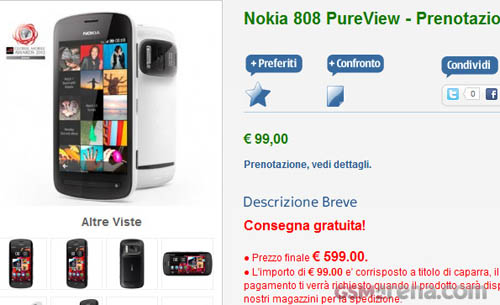 Nokia 808 PureView giá trên 16 triệu đồng, Thời trang Hi-tech, Nokia 808 PureView, Nokia, 808 PureView, gia Nokia 808 PureView, anh Nokia 808 PureView, dien thoai Nokia 808 PureView, smartphone Nokia 808 PureView, dien thoai, Nokia Y, gia 808 PureView, iPhone 4S, Samsung Galaxy S II, ra mat 808 PureView, dien thoai camera 41MP