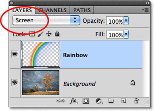 Tạo hiệu ứng cầu vồng sau mưa bằng Photoshop - 9
