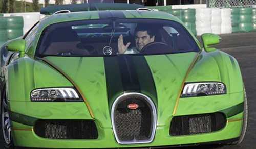 Tổng thống Turkmenistan lái siêu xe Bugatti, Xe xịn, Ô tô - Xe máy, Tong thong Berdymukhamedov, tong thong Turkmenistan, ong Berdymukhamedov, Berdymukhamedov, Turkmenistan, tong thong lai sieu xe, sieu xe Bugatti, o to, sieu xe, Bugatti Veyron