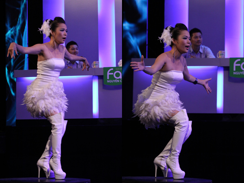 Mỹ Lệ “đá khéo” đội Phan Đinh Tùng, Ca nhạc - MTV, Hop ca tranh tai, Hop ca tranh tai 2012, Hợp ca tranh tài, Ngoc Anh, Phan Dinh Tung, My Le, Duc Tuan,  Cac doi hop ca, ca si, thi sinh