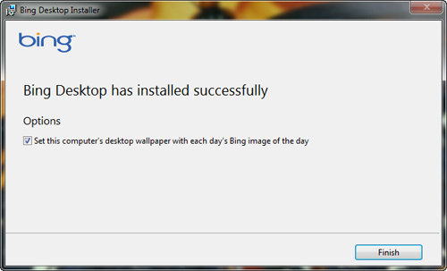 Bing Desktop: Mang cỗ máy tìm kiếm Bing về máy tính, Thủ thuật - Tiện ích, Công nghệ thông tin, Bing Desktop, Bing, co may tim kiem, cong cu tim kiem, Microsoft, anh nen, Google, tu khoa tim kiem, theme, o dia he thong, thu thuat tien ich, cong nghe thong tin