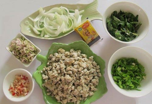 Hến xào sả ớt cà ri ngon tuyệt - 1