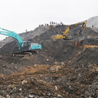 Thấy xác nạn nhân vụ sạt lở mỏ than Phấn Mễ