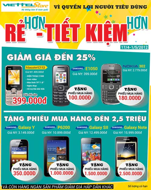 Viettelstore rẻ hơn, tiết kiệm hơn, Thời trang Hi-tech, 
