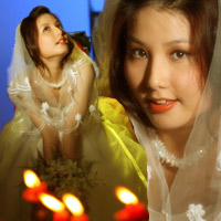Ngắm cô dâu Diễm My đẹp lung linh