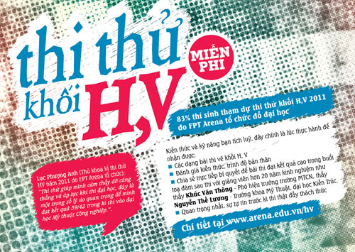 Cùng FPT Arena thi thử khối H, V miễn phí - 1